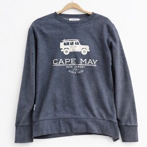 Vintage Havana Cape May New Jersey Pullover‎ Sweatshirt -kids  Large